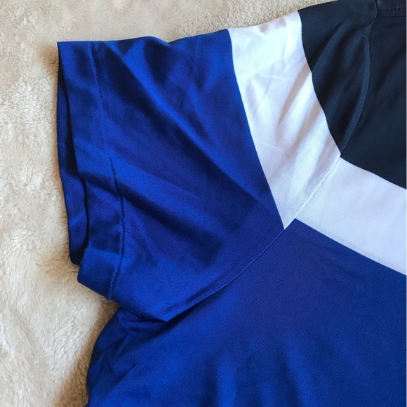 Polo Ralph Lauren Nantucket Crest Blue, White, and Red Striped  Performance Tee - Picture 5 of 11